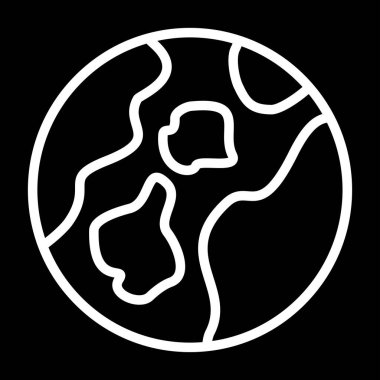 Yeryüzü ikonu vektör illüstrasyonuName