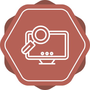 Seo simgesinin vektör illüstrasyonu