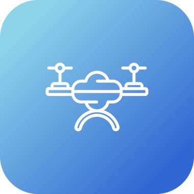 Drone web simge vektör çizim 