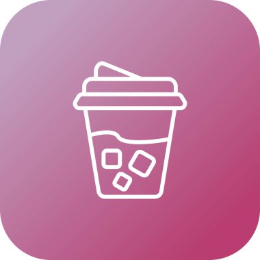 kahve fincanı simgesi, vektör illüstrasyonu