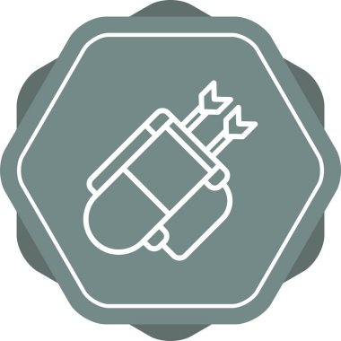 Modern simgenin vektör illüstrasyonu