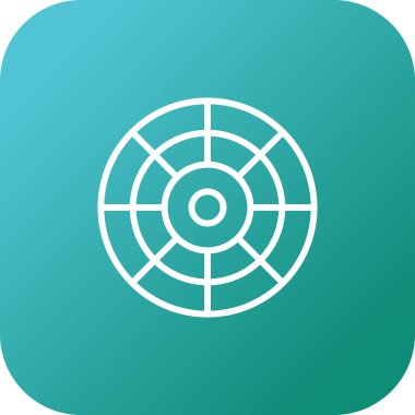 güzel cd disk çizgisi vektör simgesi