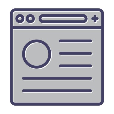 seo modern simgesinin vektör illüstrasyonu