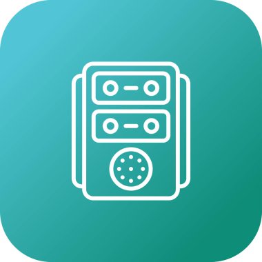 bilgisayar simgesi, vektör illüstrasyonu basit tasarım