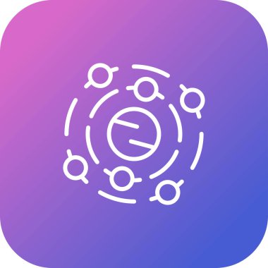 Benzersiz kamera ikonu vektör illüstrasyonu