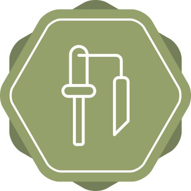 Benzersiz trafik sinyali vektör simgesi