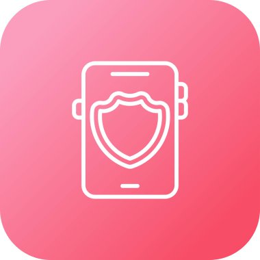 akıllı telefon web simgesi vektör çizimi