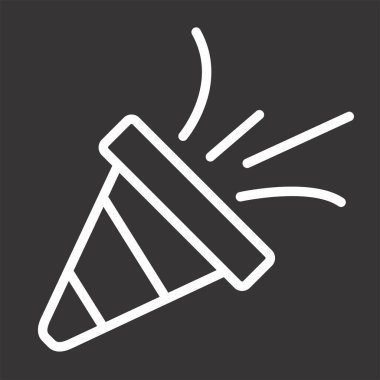 yiyecek ve içecek satırı vektör simgesi.