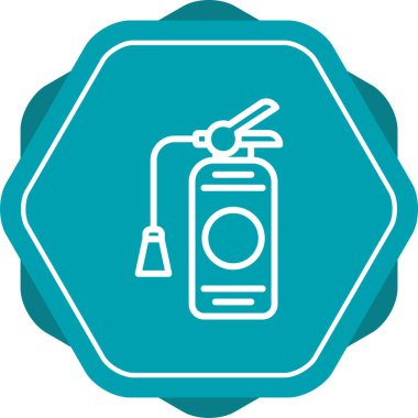 Bir gaz simgesinin vektör illüstrasyonu