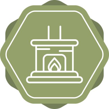 gaz yakıcı simgesi vektör illüstrasyonu