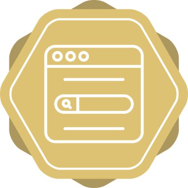 seo modern simgesinin vektör illüstrasyonu