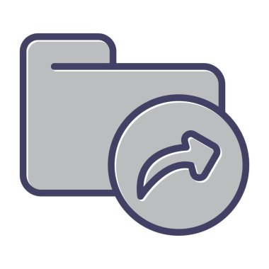 Modern simgenin vektör illüstrasyonu