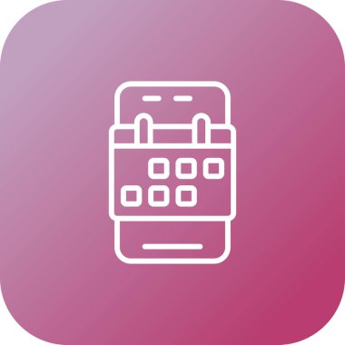 takvim vektör simgesi modern