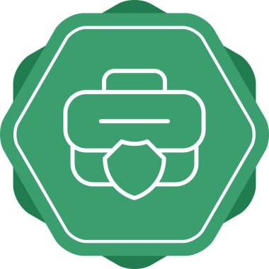 Benzersiz kalkan vektör simgesi