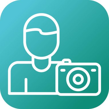 kamera simgesi vektör illüstrasyonu