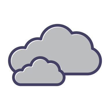 bulut hesaplama simgesi vektör illüstrasyon tasarımı