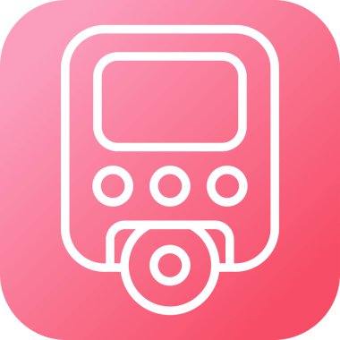 Kamera simgesi, vektör illüstrasyonu