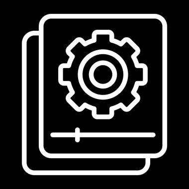 belge simgesi, vektör çizimi