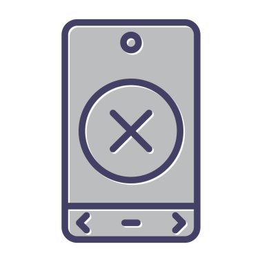 akıllı telefon simgesi vektör illüstrasyonu