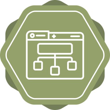 Eşsiz Vektör Satırı Simgesi