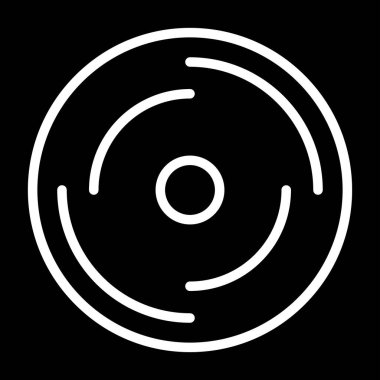 Vektör müzik simgesi illüstrasyonu