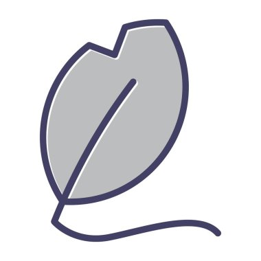 Yaprak simgesi, anahat stili