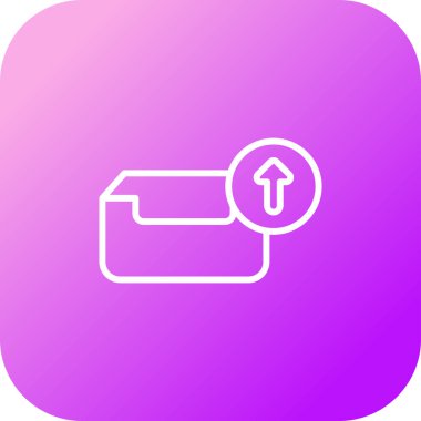 Bir belge simgesinin vektör illüstrasyonu