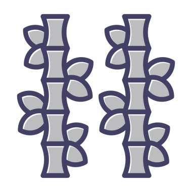 Omurga ve tıbbi sembolün vektör çizimi. Stok için omurga ve tıbbi vektör simgesi.