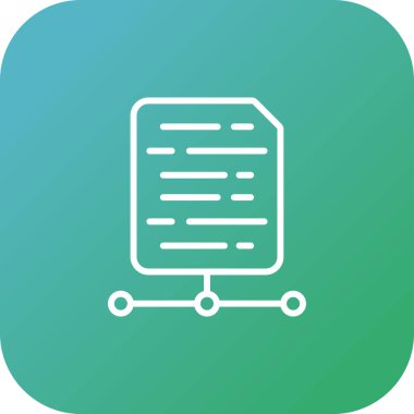 dosya simgesi, vektör illüstrasyonu 