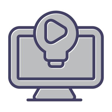 Bilgisayar web simge vektör çizim