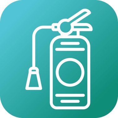 Benzersiz gaz vektör çizgisi simgesi