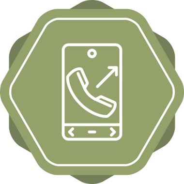 - Telefon. Web simgesi basit illüstrasyon