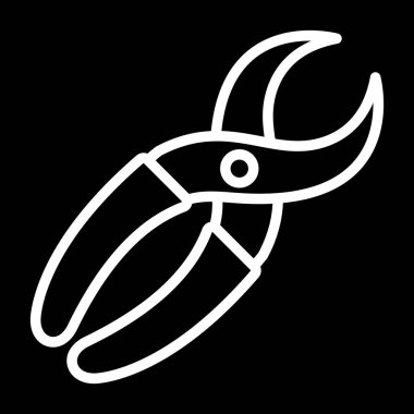 Çizgi film simgesinin vektör çizimi