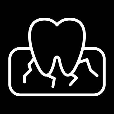 Diş Bakımı simge vektör çizim