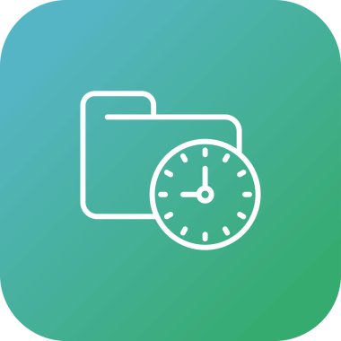 Soyut arkaplanda alarm simgesi izole edildi