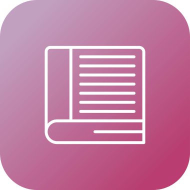 Belge simgesinin vektör illüstrasyonu