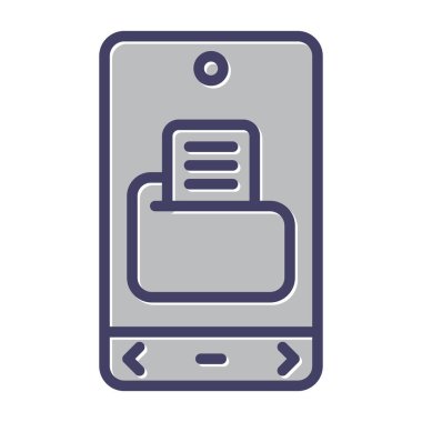 dosya simgesi, vektör illüstrasyonu 