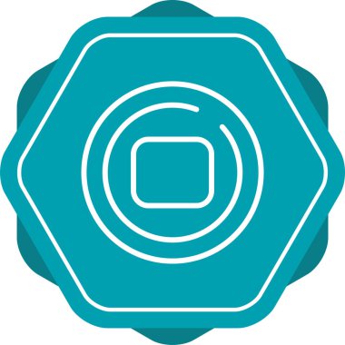 beautiful flower vector line icon