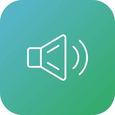 hoparlör hacmi vektör illüstrasyonu