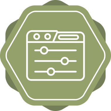 seo modern simgesinin vektör illüstrasyonu