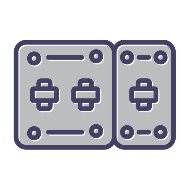 Modern simgenin vektör illüstrasyonu