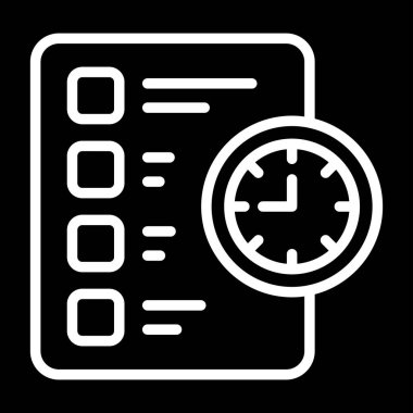 Kontrol Listesi Vektör Sembol Tasarımı