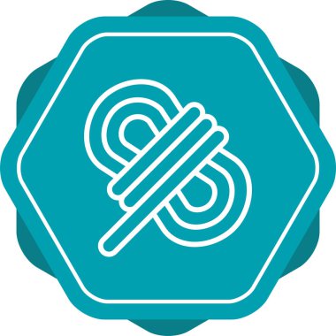 Bir b simgesinin vektör illüstrasyonu