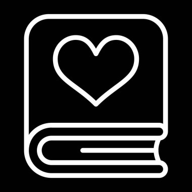 Aşk. Web simgesi basit tasarım