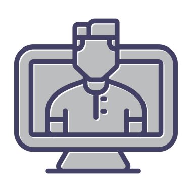 Bilgisayar web simge vektör çizim