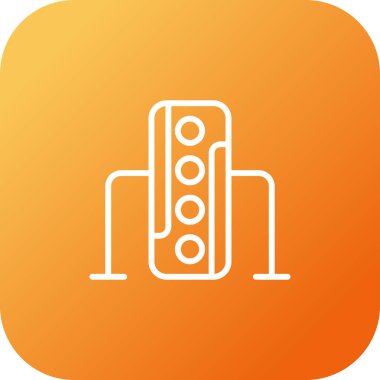 İstemci Sunucu Web simgesi vektör çizimi