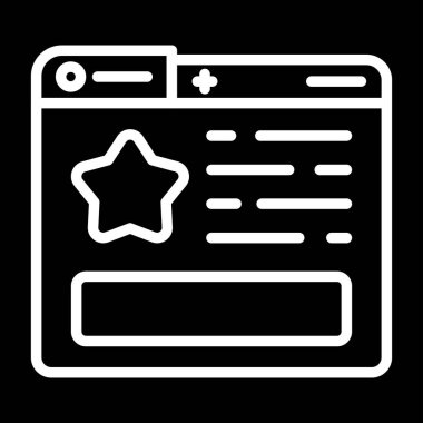 Web simgesi, vektör illüstrasyonu