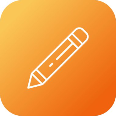 Kalem. Web simgesi basit tasarım