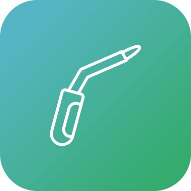 kalem simgesi soyut arkaplanda izole edildi