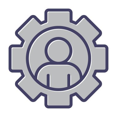 Ayarlar. Web simgesi basit tasarım